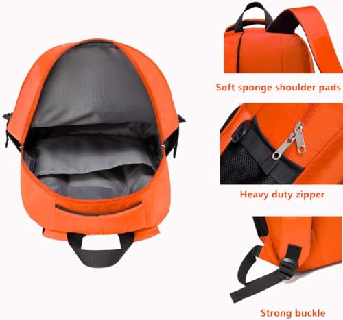 Image of First Aid Bag Empty Red Emergency First Responder Trauma Multi-Pocket Traveling Field Trips Camping Essentials (Orange,Pack of 5)