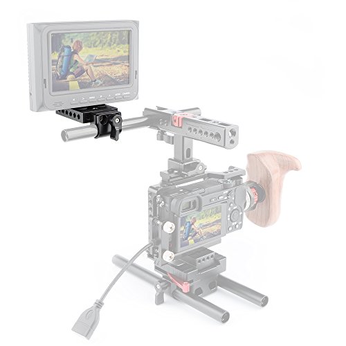 Image of CAMVATE Mini Mounting Plate Rod Clamp for 15mm Rod Support DSLR Rig - 1749
