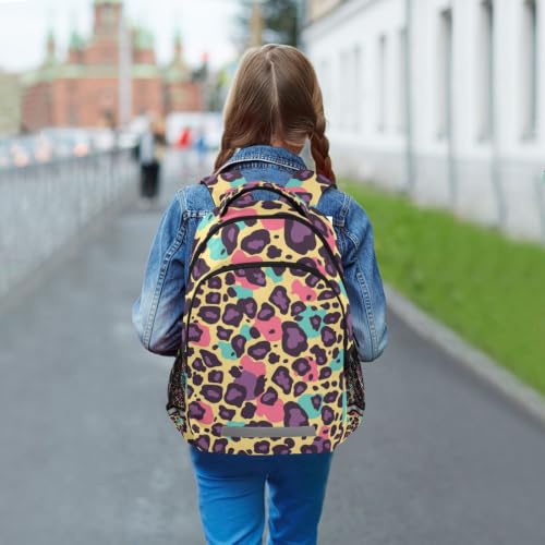 Cartable sac à dos ecole léopard robuste contre l'usure des cours - 6