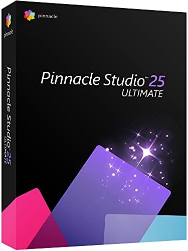 Pinnacle Studio 25 Ultimate | Advanced Video Editing & Screen Recording Software [PC Disc] [Old Version]
