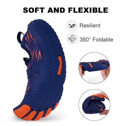 Image of barefoot hiking shoes for women men professional water shoes for women men barefoot hiking shoes for travel wide toe slip resistant breathable