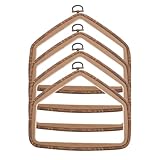 Inspiration créative pour vos projets DIY : le tambour à broder en forme de maison stimule la créativité et permet aux adeptes du DIY de réaliser des broderies décoratives pour leurs murs