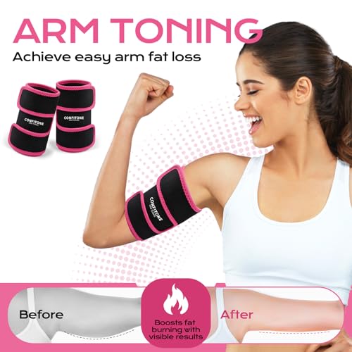 Confitone Arm Toning, Stubborn Fat Trainer, Compression Sleeves, Sweatbands, Fitness Body Shaper2