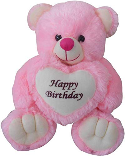 AV Toys Happy Birthday Teddy Bear - 40 - 40 cm (Pink) (B07SN4G1NM) Amazon Price History, Amazon Price Tracker