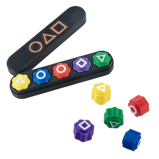 MUNSKT Gonggi Juego Del Calamar,5 Piezas Dados Juego Calamar,Coreano Popular Clásico Mini Agarrar Piedras Mano-Ojo Juegos De Coordinación, Para La Reunión Familiar TV Fans Y Niños