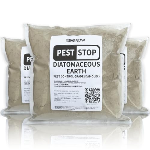 Diatomaceous Earth Pest Control - Ultra Fine Food Grade Secure Bucket Packaging UK-Made for Comprehensive Insect Defence (1 Litre Heat Sealed Bag)