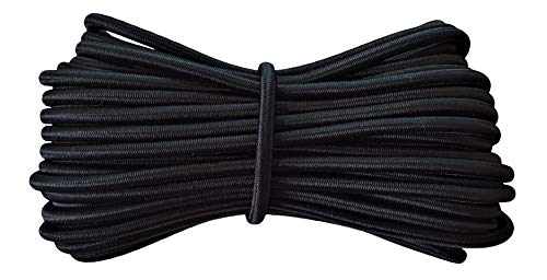 Round Elastic Cord - 5 mm diameter - Black - 100 metres — image 1