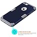 iPhone 8 Case, iPhone 7 Case, BENTOBEN 3 in 1 Hybrid Case for iPhone 7/8 4.7 Inch Shockproof Hard Cover PC + Soft Silicone Interior Scratch Protective Combo Covers Blue&Grey