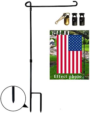 Garden Flag Stand Metal Outdoor Garden Flag Holder Stand