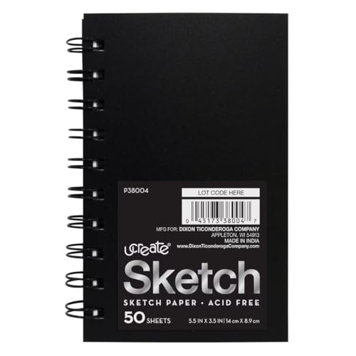 Carnet de croquis de poche pour dessiner en voyage avec sa couverture souple étanche UCreate