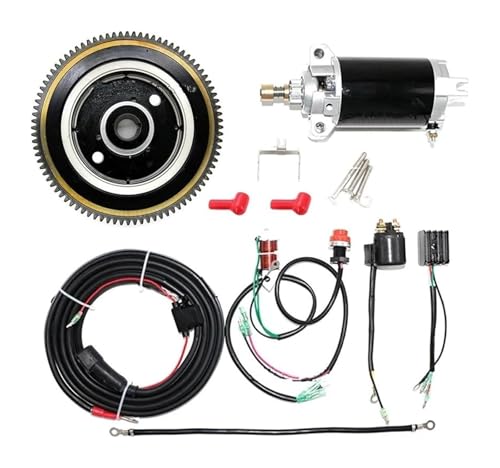 Kit de démarrage électrique avec relais de démarreur pour moteurs de 40 CV 2 Temps Powertec