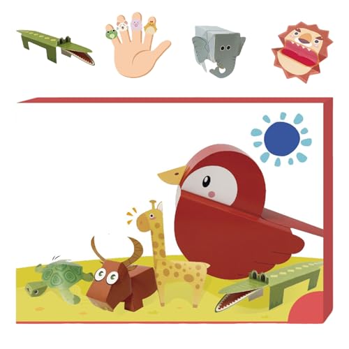 Kit per artigianato di carta, carta 3D fatta a mano, libro d'arte, kit di attività educative | Progetto di artigianato educativo per adolescenti principianti, appassionati di aula, scuole e ragazze