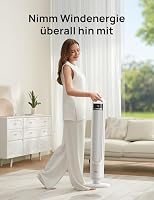 DREO Leiser Turmventilator, Ventilator mit Kühlung, Fernbedienung für Schlafzimmer, Tower Fan mit 4 Geschwindigkeiten, 3 Modi, 9,8 m Windreichweite, 8H Timer, 90° Oszillierend für Wohnzimmer – Ansicht 7