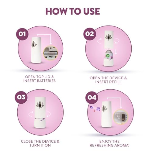 Airwick Freshmatic Automatic air freshener Refill, Summer Delight - 250ml (2600 sprays)