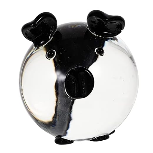 Abaodam Cristallo Di Statua Di Maialino Decorativo Oggetto Da Scrivania Artigianato Per Decorazione Casa Ufficio e Originale