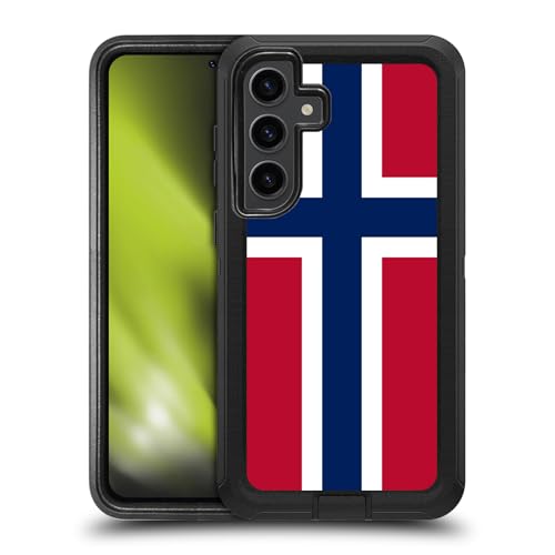 Coque antichoc Samsung Galaxy S24 Plus drapeau Norvège Nordique