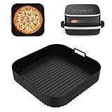 【Antiaderente & facile da pulire – stampo silicone airfryer】La teglia in silicone per airfryer di alta qualità con superficie antiaderente evita che i cibi si attacchino. Facile da lavare sotto l’acqua corrente o in lavastoviglie – ideale come teglia da forno per airfryer nell’uso quotidiano