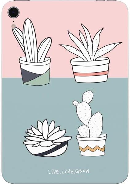 Skinit Decal Tablet Skin Compatible with iPad Mini 7 (2025) - Succulent Sketch Design