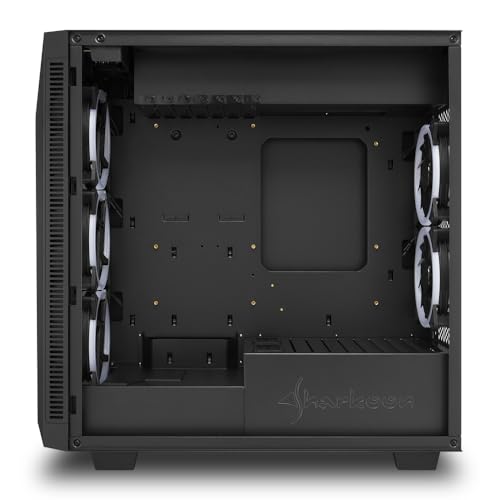 Sharkoon REV200 RGB PC-Gehäuse mit Glasdesign und optimaler Kühlung