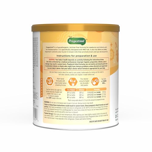 Enfamil Pregestimil Infant Formula with MCT Oil, for Fat Malabsorption Problems, Hypoallergenic Powder Can, 16 Oz, Pack of 6 - image 8