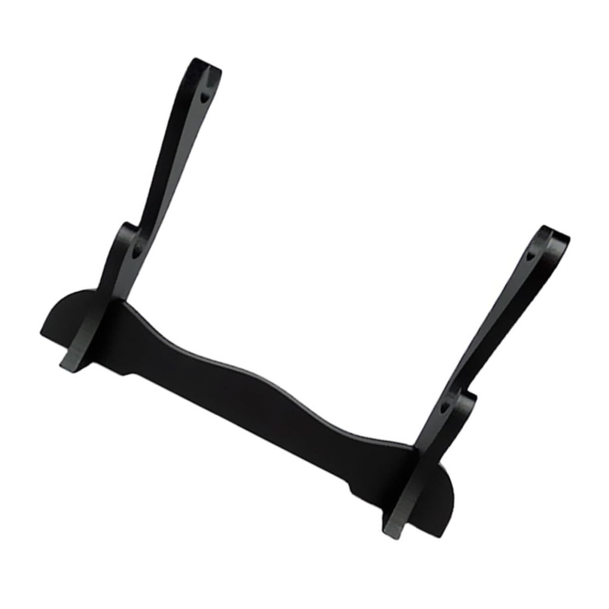 Toddmomy Flute Holder for Stand Desk Flute Stand Music Rack Storage Holder Wooden Display