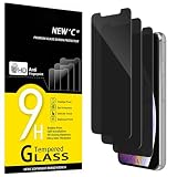 NEW'C 3 Stück, Sichtschutz für iPhone 11 Pro Max/iPhone XS Max für Panzerglas (6,5 Zoll) für Panzerglas, Verbesserter 28-Grad-schutzwinkel, Ultra-Haltbare 9H Härte, Blasenfrei