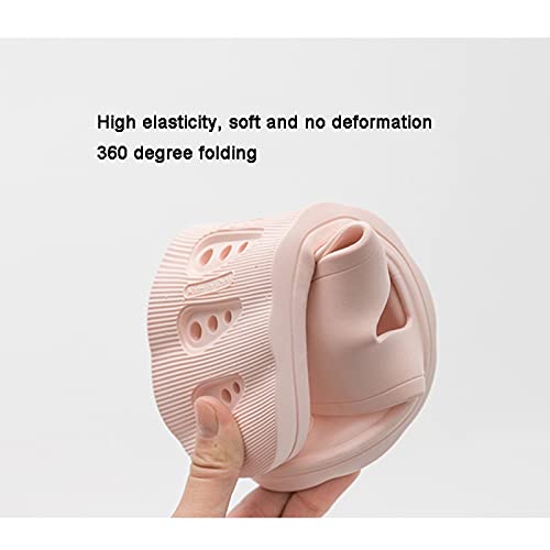 Shark Slippers Women and Men Shower Shoes Quick Drying Bath Slippers Anti-Slip for Indoor Home Mute and Deodorant Sandals with Drainage Holes Summer Sandals (Color : Green, Size : 37-38)4