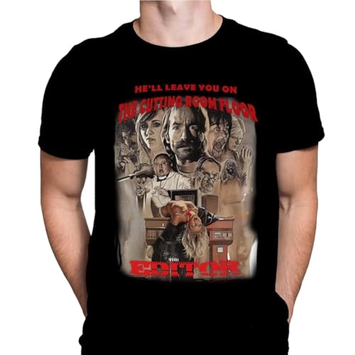 The Editor Horror Comedy Movie T Shirt Gore TerrorBlackXL