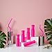 5Pcs 8mm Pink Reusable Straw Tips, Silicone Straw Tips,for 8mm Diameter Stainless Steel Straws and Glass straws