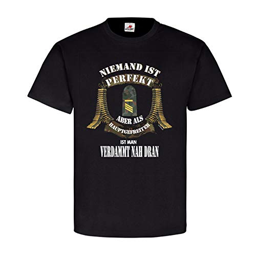 T-shirt emblème Hauptgefreiter (UA) noir 4XL : le cadeau idéal pour passionné de l'armée