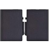 KuRoKo Premium PU Leather Case Cover with Hand Strap, Pen Holder for Remarkable Digital Paper (New Black)