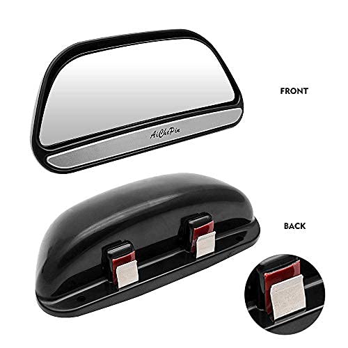 1 Pair Car Blind Spot Mirror Front Wheel Auxiliary Rearview Double-sided Mirror 360 Degree Adjustable