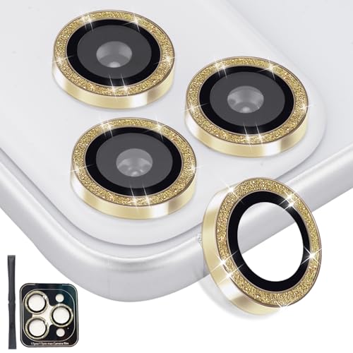 Protection objectif iPhone 17 Pro en alliage d'aluminium or et verre trempé