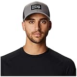 Mountain Hardwear Standard MHW Logo Trucker Hat, Manta Grey, One Size