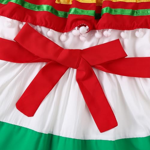 Toddler Baby Girls Mexican Dress - Cinco de Mayo Traditional Ethnic Dress3