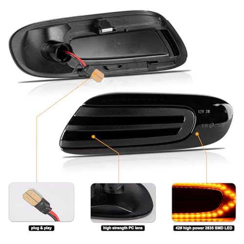Intermitentes dinámicos LED para Mini Cooper F56 F55 evitan error Canbus y bombillas fundidas 4