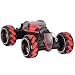 AIPUPU Auto acrobatica RC con rilevamento dei gesti, fuoristrada 4WD con luci a LED spray fredde Musica Double Sided 360° Spins 2.4GHz Telecomando controllato a mano Giocattoli per auto per ragazzi Re