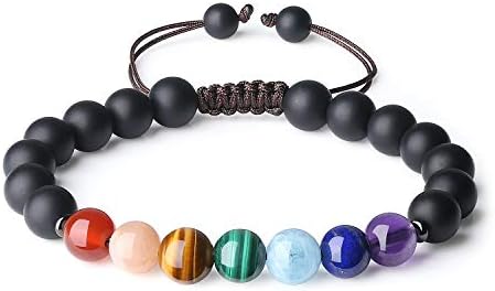 COAI Stone Beaded 7 Chakra Prayer Bracelet