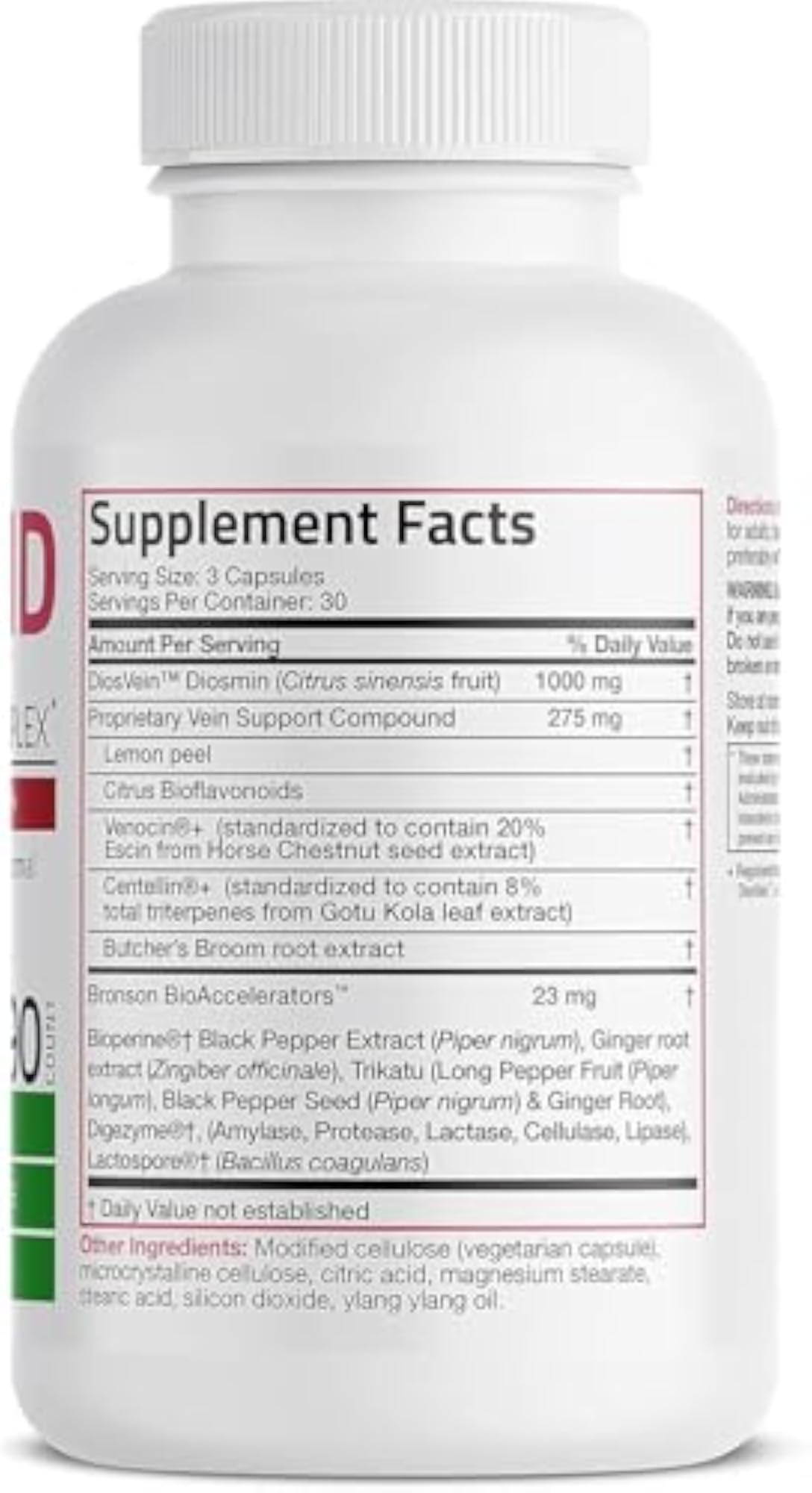 VeinAid Diosmin Vegetarian Capsules for Varicose Vein Support