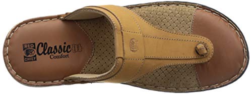 Image of Red Chief mens Rust Flip-Flops