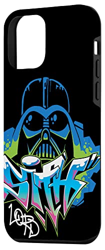 Coque iPhone 12 mini Star Wars évite les rayures style Dark Vador tag - 2