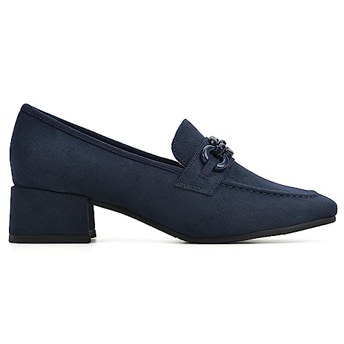 Image of CLIFFS BY WHITE MOUNTAIN Women's Quinbee Low Block Heel Loafer