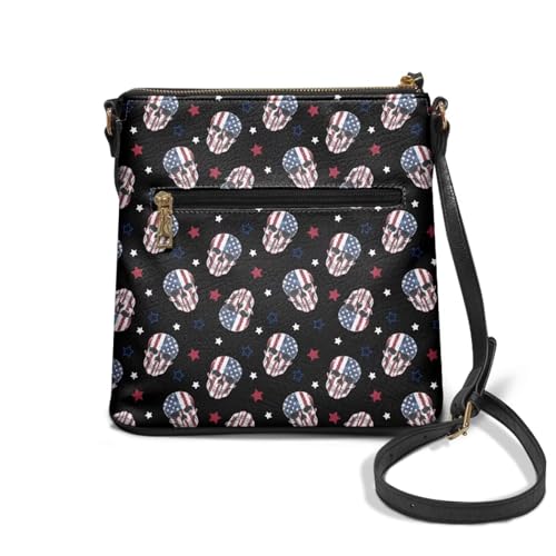 Image of Leather Purses for Women, Leather Hobo Bags for Women Travel Sling Purse Triple Zippered Pockets Shoulder Bag