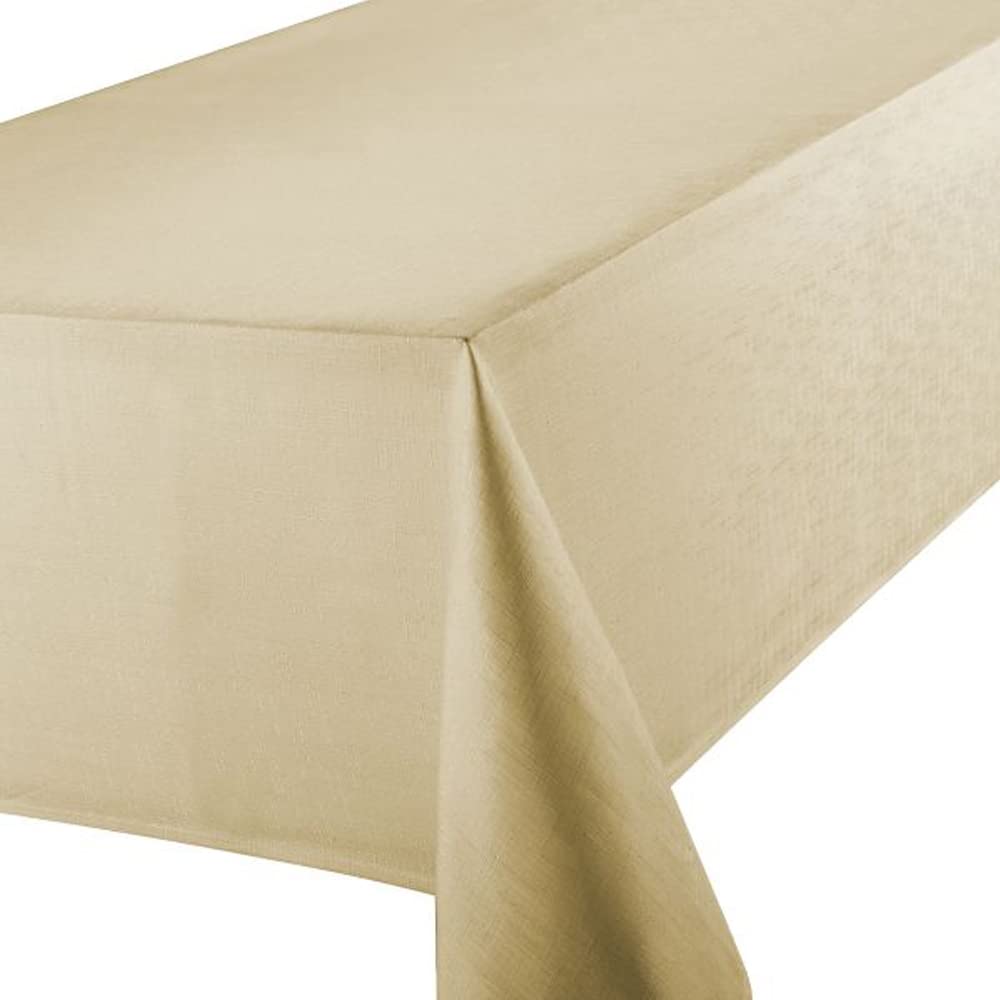 Undercover Downview Linen Look Tablecloth - 52 x 70 - Latte