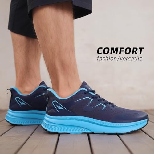 Image of Mens Wide Walking Shoes Wide Toe Box Running Casual Sneakers Tennis Comfortable Trail Athletic Sport Gym Soft Sole