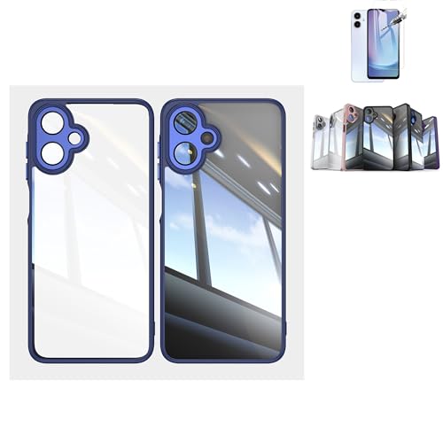 CAVAJP for Galaxy A25 5G SC-53F/SCG33 A25E 超薄型スタイリッシュ 6.7インチ - ガラスキューブプランナー1個 + キャリーケース1個、耐衝撃ベルトリング、360°回転ブラケット、カメラプロテクター、6つのスタイ