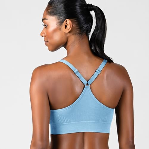 New Balance 3 Pack Sports Bra, Sostén Deportivo, Ladies Core Cami, Yoga Workout2