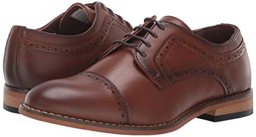 Stacy Adams 43418-221-221-2 M US BIG KID Boys' Dickinson Cap-Toe Oxford thumb #6