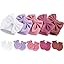 5 Baby Bow Hats + 5 Pairs Mittens (Set 10)