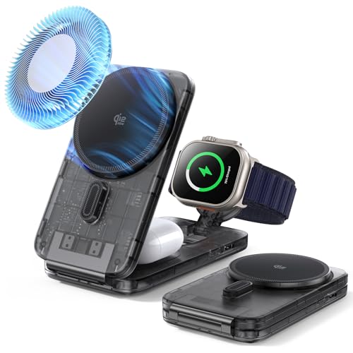 ESR 3-in-1 Foldable MagSafe Charging Station with CryoBoost